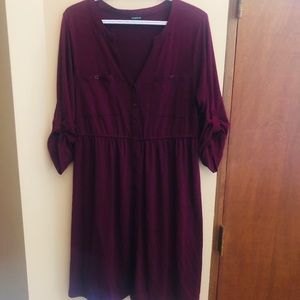Torrid maroon dress